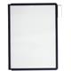 156182 5606-01 Lomme SHERPA® A4 matt refleksfri PP sort 